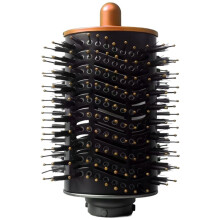 Smoothing Comb Air Nozzle for Airwrap Attachment Volumizing Brush Hot Air Brush Heated Oval Brush Gold