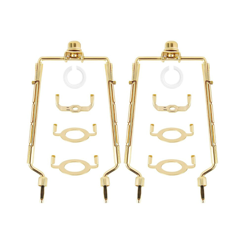 7Inch Lamp Shade Harp Holder Adjustable Lamp Harp Kit E14,E26,E27 Light Base Adapter Gold Horn Frame Lampshade Bracket 6032483719791