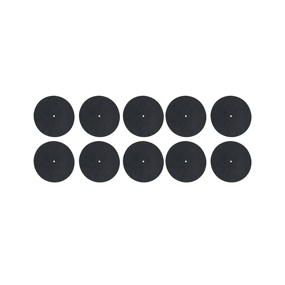 10Pcs Anti-Static 7 Inch Vinyl Record Player Turntable Platter Mat Noise Reduction Slipmat For Enhanced Sound Quality 6033441829583