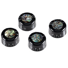 4Pcs Guitar Knobs Volume Tone Control Knob for LP Style Electric Guitar Parts Abalone Round
