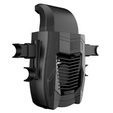 New Car Back -Cooling Fan 3 Speed Adjustable BackSeating Ventilation Sheet Fan USB Rechargeable Air Fan Black