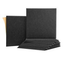 10 Stuks Geluiddichte Panelen voor Muren, Zelfklevende Akoestische Panelen 12X12X0,4 Inch voor Opnamestudio, Kantoor, Thuis, B