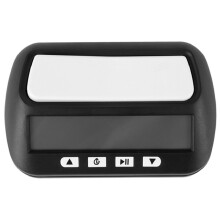 Horloge D'éChecs Professionnelle Minuterie D'éChecs Minuterie de Jeu Horloge NuméRique Portable Polyvalente YS-902