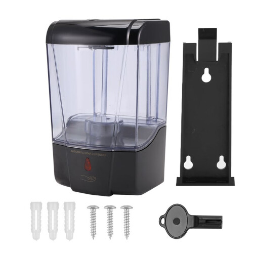 Automatic Soap Dispenser, Touchless Infrared Motion Sensor, 700Ml Wall Mount Hand Free for Bathroom Kitchen Hotel 1