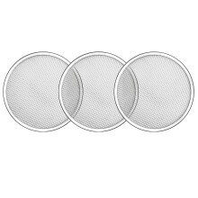 12 Zoll Aluminium Pizza Screen Pizza Pfanne mit LöChern Pizza Pfanne, Back Blech für Runde Pizza Crisper Tablett Pizza Back Blech