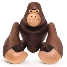 Wooden Crafts Gorilla Home Furnishing Decorations Can Hang King Gifts Wooden Decorations