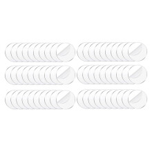 Clear Acrylic Circle for Crafts-60Pcs Acrylic Circle Blanks Round Acrylic Discs for Baby Milestone Discs, Name Plate