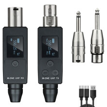 UHF-Funkmikrofon-Konverter, Sender, EmpfäNger für Dynamisches Mikrofon, GitarrenempfäNger, Kabelloser Adapter