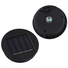 2 Pack Solar Lights Replacement Top Solar Panel Lantern Lid Lights , Lantern Light Replacement , Garden Patio Decor
