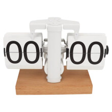 Automatische Flip-Digitaluhr, Auto-Flip-Tischuhr, Flip-Clock, Minimalistische Vintage-Auto-Flip-Tischuhr für das Home-Office