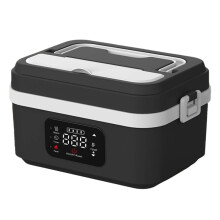 Boîte à Lunch Électrique Sans Fil Rechargeable, Sans Eau, Chauffante, Idéale pour le Travail et les Voyages (Prise Britannique).