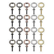 20PCS Metal Beer Opener, Flat Opener Inserts Kit, Threaded Beer Opener for DIY Projects