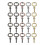 20PCS Metal Beer Opener, Flat Opener Inserts Kit, Threaded Beer Opener for DIY Projects 1