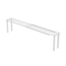 Expandable Window Shelf for Plants Kitchen Sink Organizer Stackable Narrow Shelves Kitchen Countertop Holder Mesh Design