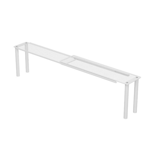 Expandable Window Shelf for Plants Kitchen Sink Organizer Stackable Narrow Shelves Kitchen Countertop Holder Mesh Design