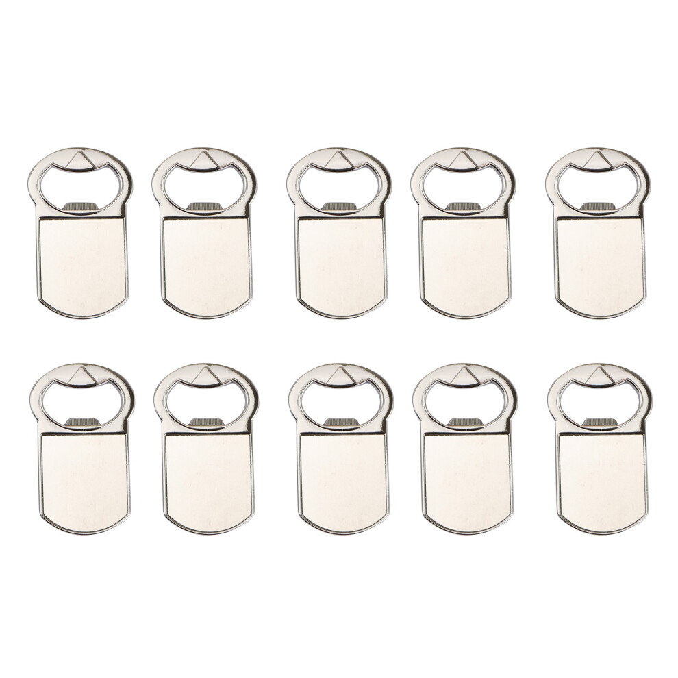 10Pcs Sublimation Blank Bottle Opener Metal Bottle Opener Fridge Magnet(Square) 6032462188853