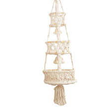 Gland Suspendu Panier Bohème Décor à la Maison Pot de Fleur Support Suspendu Panier de Fruits Cuisine Intérieur Extérieur Décoration C