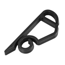 Goothaken Outdoor Kerstverlichting Clips Licht Ophangclips voor Feest Kerstversiering Lichtslingers Zwart