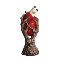 Halloween Human Heart Model Crafts Ornaments Arcylic Decor Simulation Heart Prop Pranks Fake Heart Decorations Prop