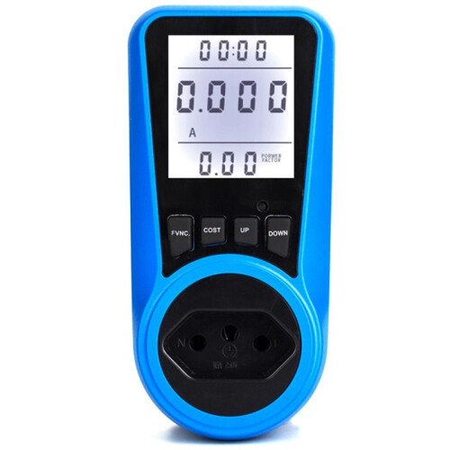 Socket Digital Current Meter Voltmeter AC Power Meter  Watt Power  Tester Wattmeter - EU Plug 2