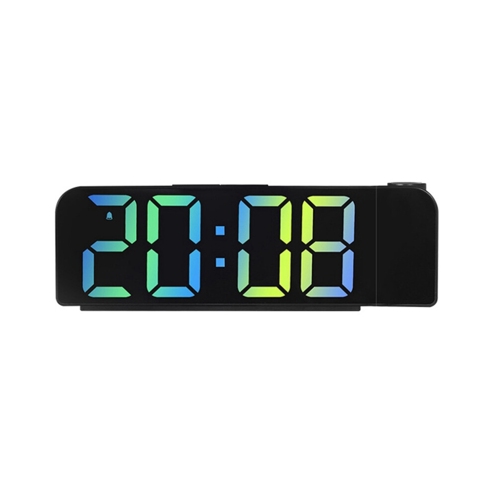 Simple Projection Alarm Clock Led Large Font Display Electronic Clock With Temperature Display E Style Exogio
