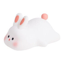 Face Rabbit Light LED Draagbare Oplaadbare Bunny Lamp Nachtlampje voor Babykamer USB Dimbare Konijn Nachtlamp