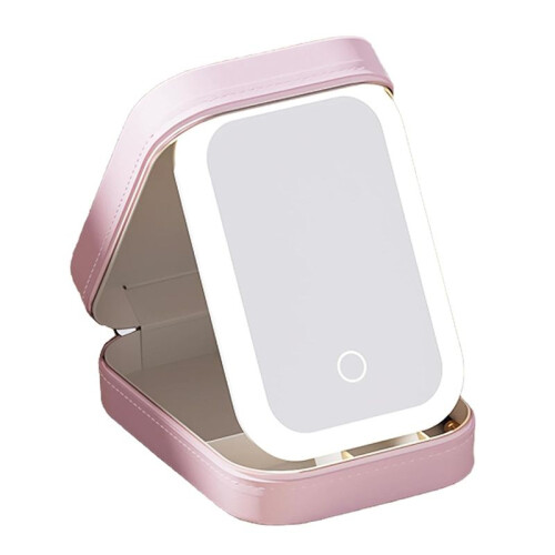 LED Three-Color Adjustable Makeup Mirror, Three Colors Brightness Adjustable Makeup Mirror with Lights 1