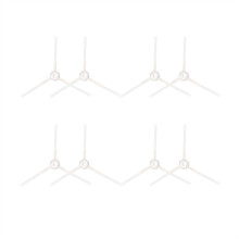 8 Pcs Side Brush for  Rowenta X-Plorer Serie 95 RG7975WH RG7987WH Robotic Vacuum Cleaner Spare