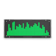 LED Muziek Spectrum Display DIY Kit 16X32 Ritme Licht Klok 8 Soorten Spectrum Modus SMD Soldeer Display Licht, Groen