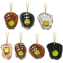 Accessori per Softball Ciondoli per Softball Guanti da Softball Decorati Decorazione Piatta per Appassionati di Softball Regali per Atleti
