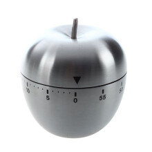 Stainless Steel 60-Minute Countdown Kitchen Cooking Mechanical Alarm Timer Clock -Shape
