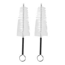 2pcs Universel Embouchure Brosse de nettoyage en nylon pour Trombone Trompette cor francais Instrument a vent