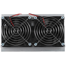 200 X 115 X 8.5Mm Peltier Thermoelectrique de 120W Kit de Systeme de Refroidissement pour Semi-Conducteurs de Refrigeration Double Fan