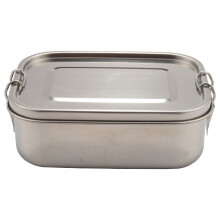 Stainless Steel Lunch Food Container with Lock Clips and Leakproof Design, 800ML Bento Boxes Lunch Container for Kids or Adults-Dishwasher Safe -