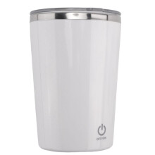 Self Stirring Mug, Electric Mixing Cup 350ML Magnetic Stirring Cup Rechargeable Auto Magnetic Mug Self Stirring - White