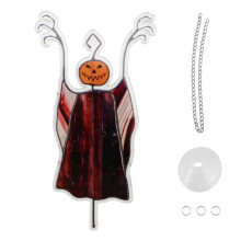 Halloween Spooky Suncatcher for Window Panels Sun Catcher, Unique Spooky Halloween Ornament Decorations for Home A