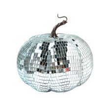 Bola de Espejo de DISCO para Bar y Boda, Adornos, Calabaza, Bola de Discoteca de Calabaza, Decoración del Hogar de Halloween, 20cm