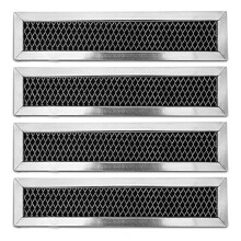 Pour GE WB02X11550, JX81L, 5304464577 Filtre à Charbon de Recirculation pour Micro-Ondes pour GE, Hotpoint (Paquet de 4)
