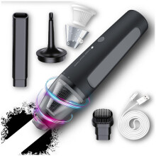 Car Vacuum Cleaner High Power Handheld Vacuum Cordless Car and Home Vacuum Rechargeable Portable Vacuum Cleaner-B