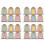 24Pcs Drawstring Gift Bags Easter Burlap Bag Drawstring Gift Bag Easter Bunny Linen Bag with Ail Gift Bag 1