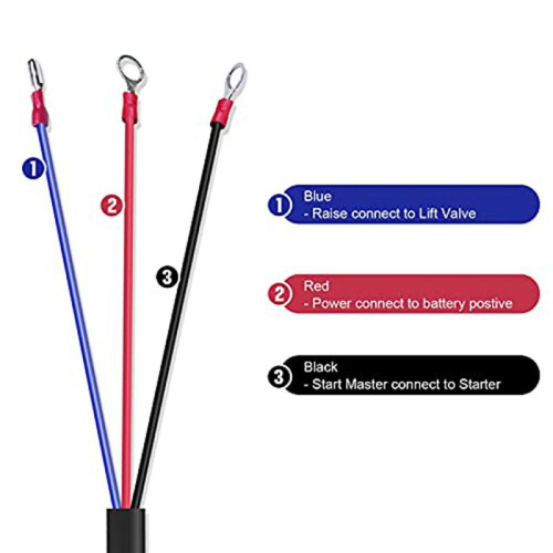 3 Wire Dump Trailer Remote Control  for 12V  Single Acting Hydraulic Pump Dump Trailer for Lift Unloading 1