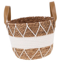 Boho Decoratieve Opbergmand voor Woonkamer, Slaapkamer, Badkamer, Geweven Dekenmand voor Kussens, Handdoeken, Schoenen