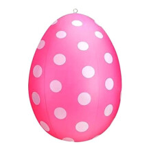 Inflatable Easter Eggs, Easter Eggs, Easter Decoration Easter Eggs for Hanging Outdoor Easter Eggs Decoration Rose Red