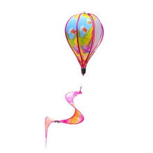 Garden Spring Hot Air Balloon Pendant Rotating Windmill Hanging Decoration A