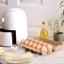20PCS Cardboard Egg Cartons Blank Paper Pulp Egg Cartons One Dozen Egg Cartons Container Empty Egg Tray Pulp Egg Holder