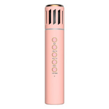 Microfone Portátil Sem Fio  para Conferência de Áudio KTV em Casa, Redução de Ruído, Luz Colorida, Novo Karaokê Rosa