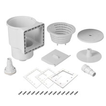 Kit de Acessórios para Skimmer de Piscina acima Do Solo de Encaixe Universal - Largura de Abertura de 6 Polegadas Compatível com para Todos Os