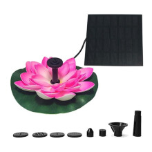Solar Fountain Pond Outdoor Bird Bath Fountains Solar Power Floating Garden()