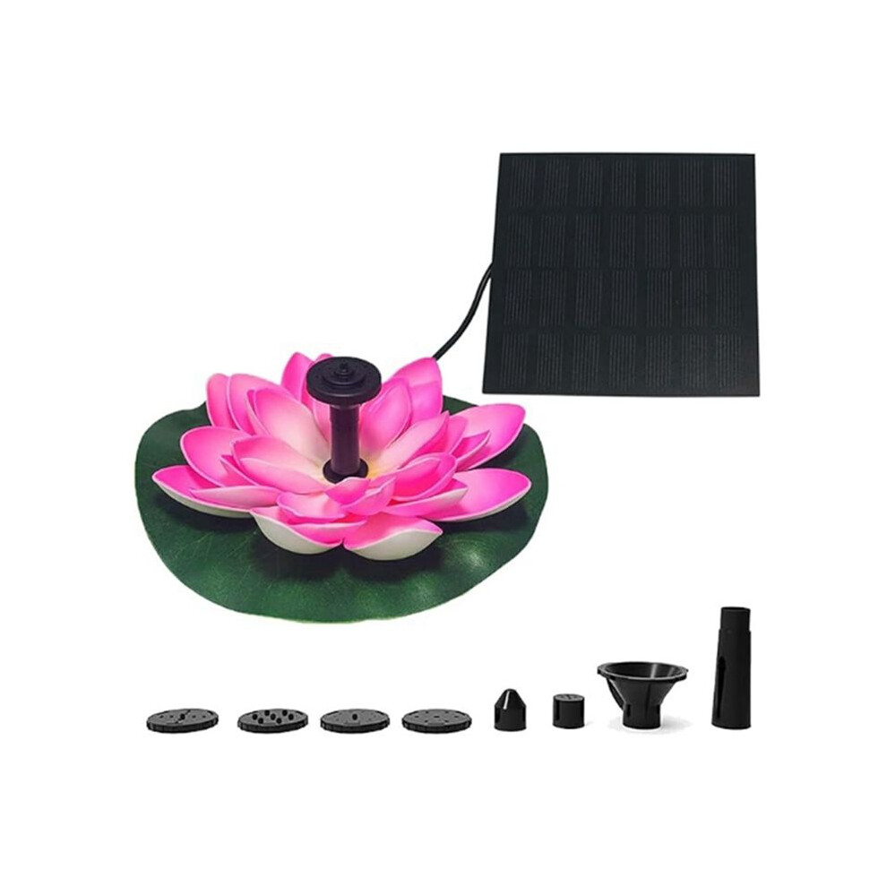 Solar Fountain Pond Outdoor Bird Bath Fountains Solar Power Floating Garden()