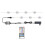 Permanent Outdoor Eaves LED Lights Waterproof APP Control RGB String Lights for Christmas Decorations EU Plug 30M 1